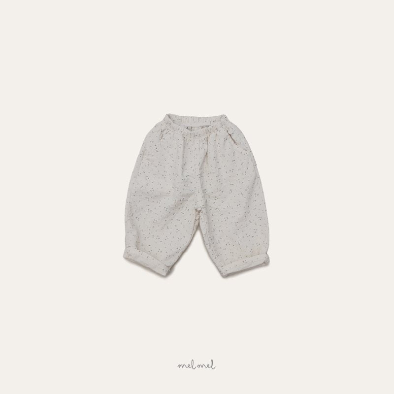 ［MELMEL］Flower printed pants