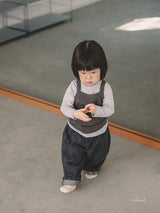 ［MELMEL］Loose fit denim pants