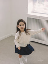 ［MELMEL］Eyelet cardigan