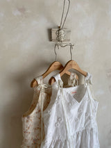 ［Anne shirley］Letter bustier mom blouse (ivory)