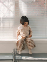 ［MELMEL］Striped wide pants