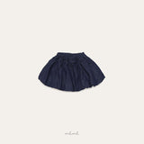 ［MELMEL］Balloon denim skirt