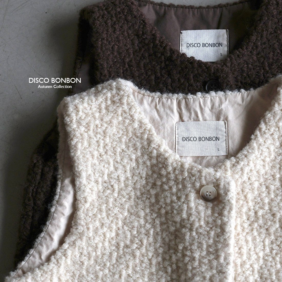 ［DISCO BONBON］Miu wool vest