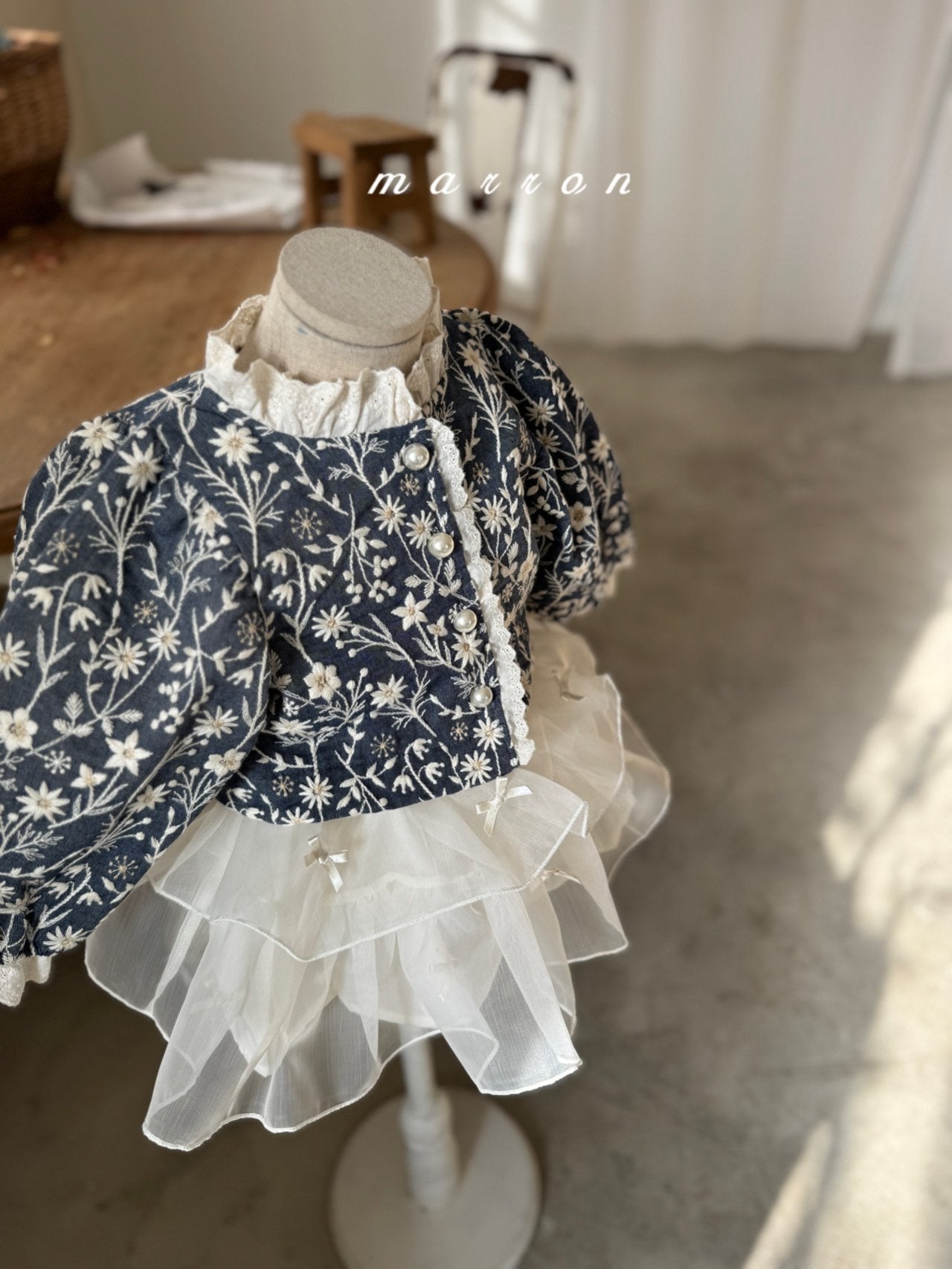 ［marron］Flower jacket