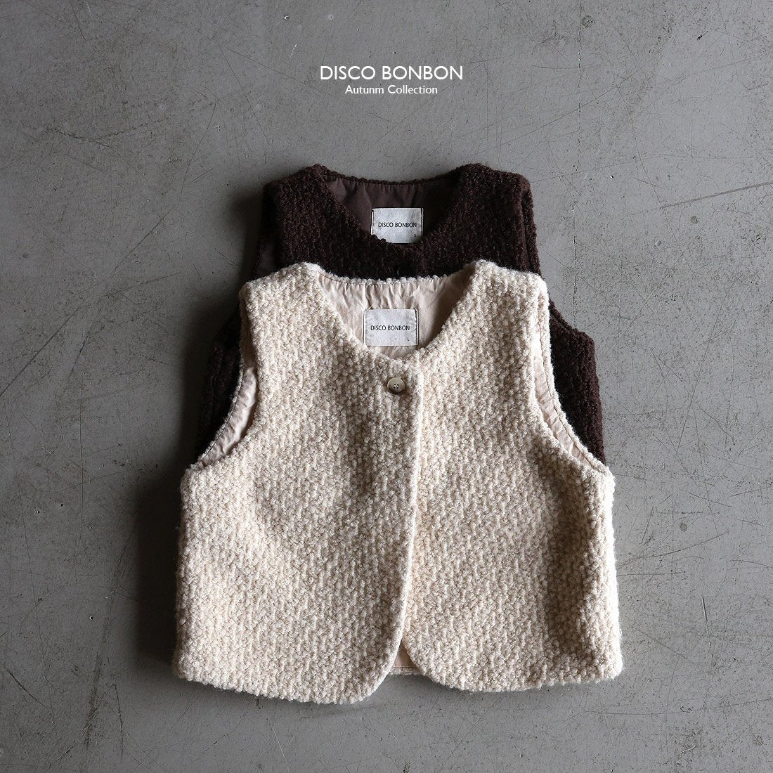 ［DISCO BONBON］Miu wool vest