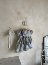 ［Anne shirley］Ology embroidery rompers (blue)