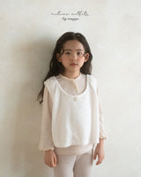 ［anggo］Cream vest