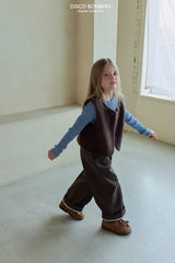 ［DISCO BONBON］Roll cotton pants
