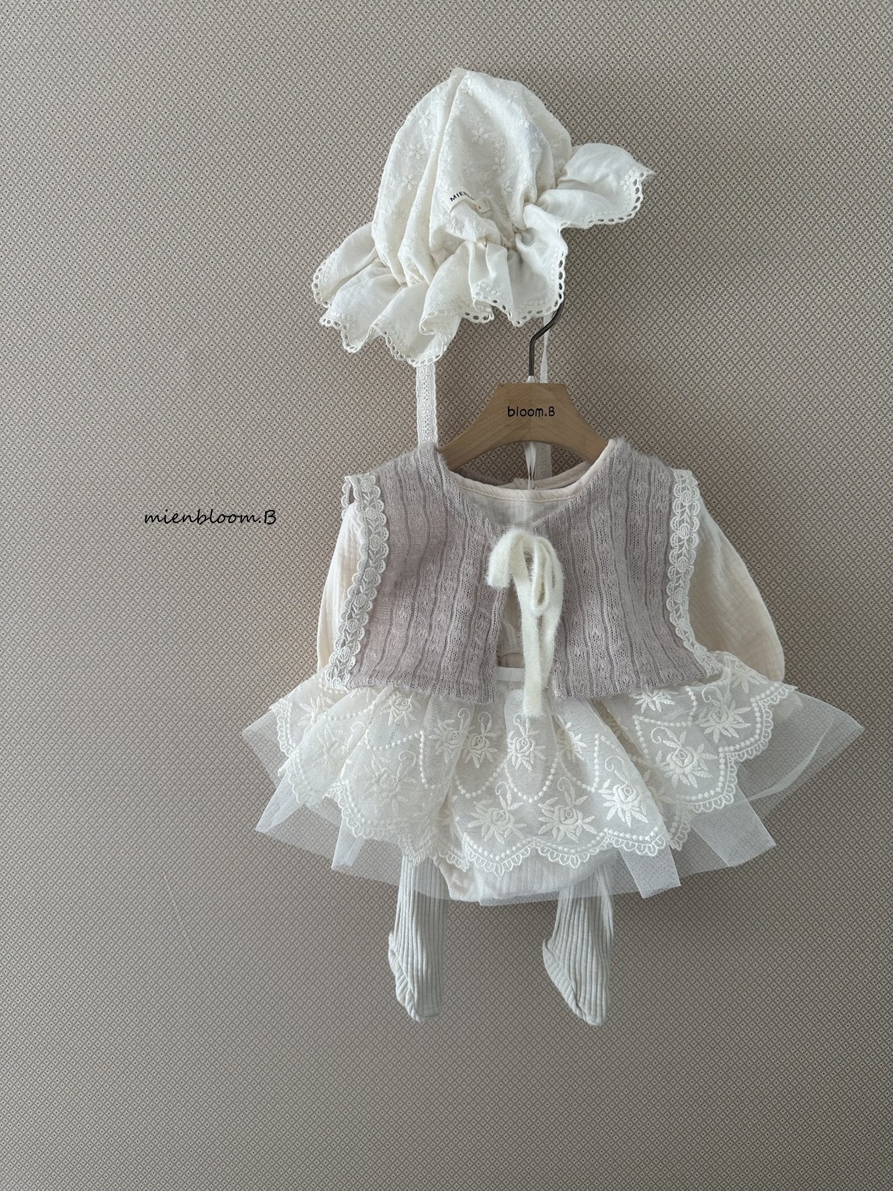 ［mienbloom.B］Lace cancan suit (baby)