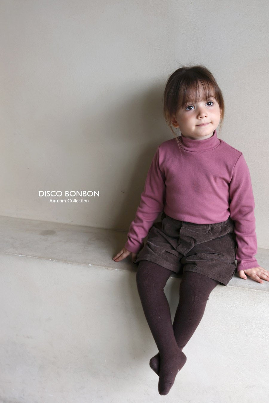 ［DISCO BONBON］Relax span turtleneck tee