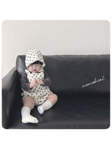 ［nunubiel］Dot rompers & bonnet
