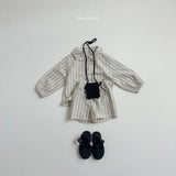 [minirobe] Toto check blouse