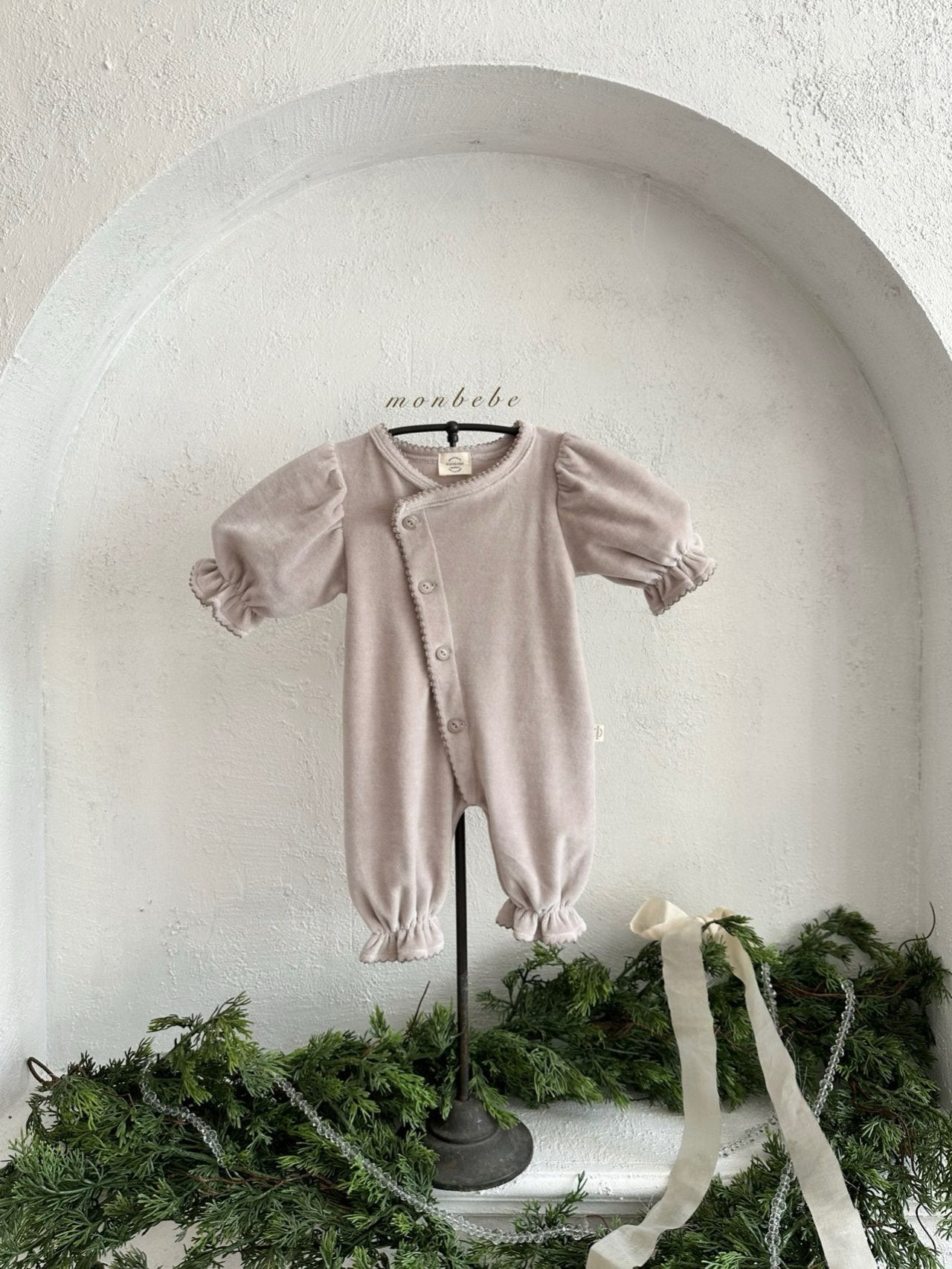 ［monbebe］Bling glow rompers