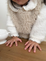 ［mimi market］Button bichon vest