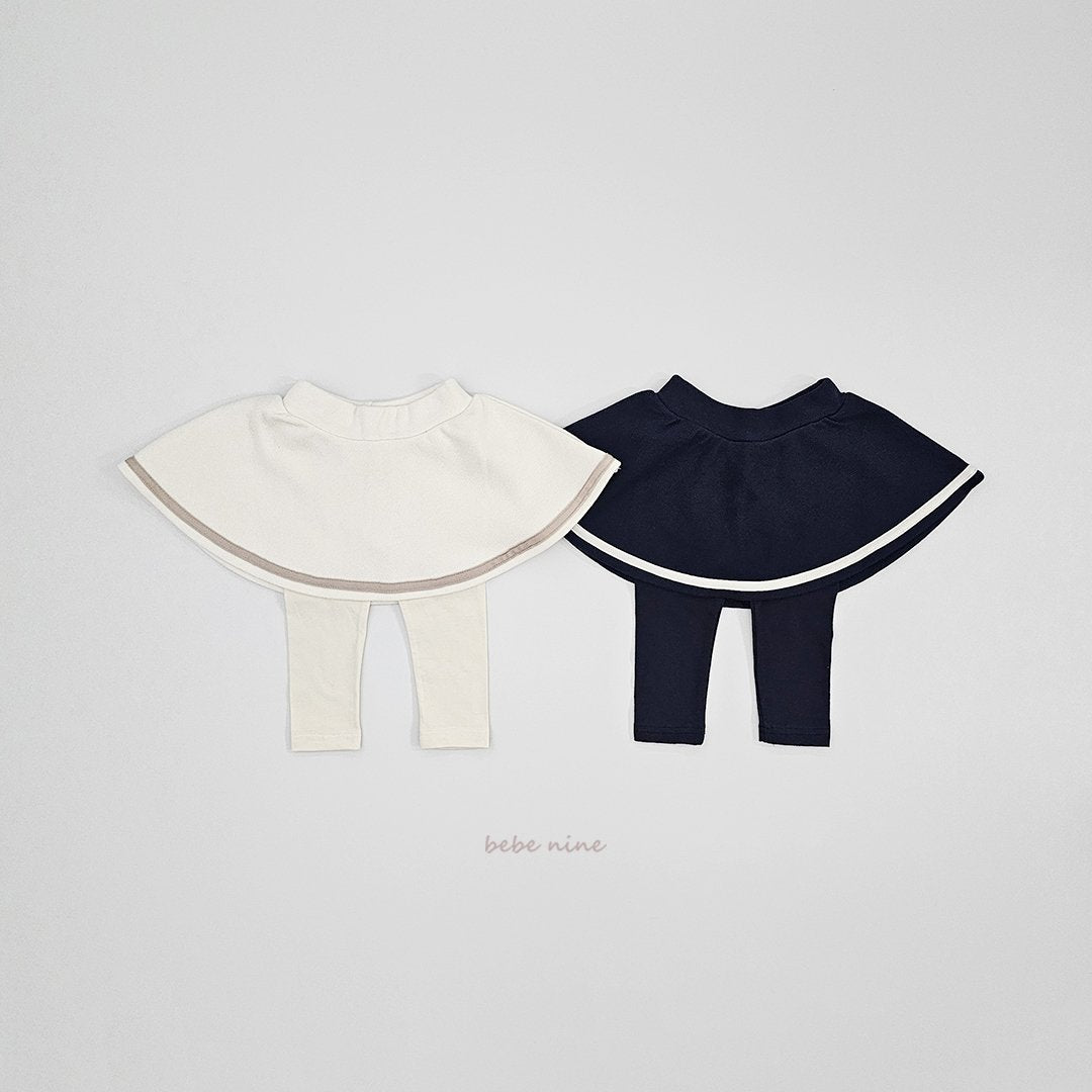 ［bebenine］Marine Skirt Leggings