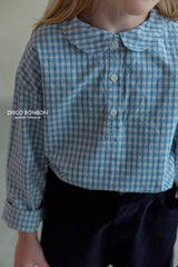 ［DISCO BONBON］Tonny check blouse