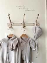 ［monbebe］Cotton velvet bonnet