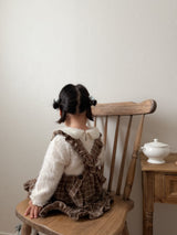 ［mimi market］Boucle apron one-piece