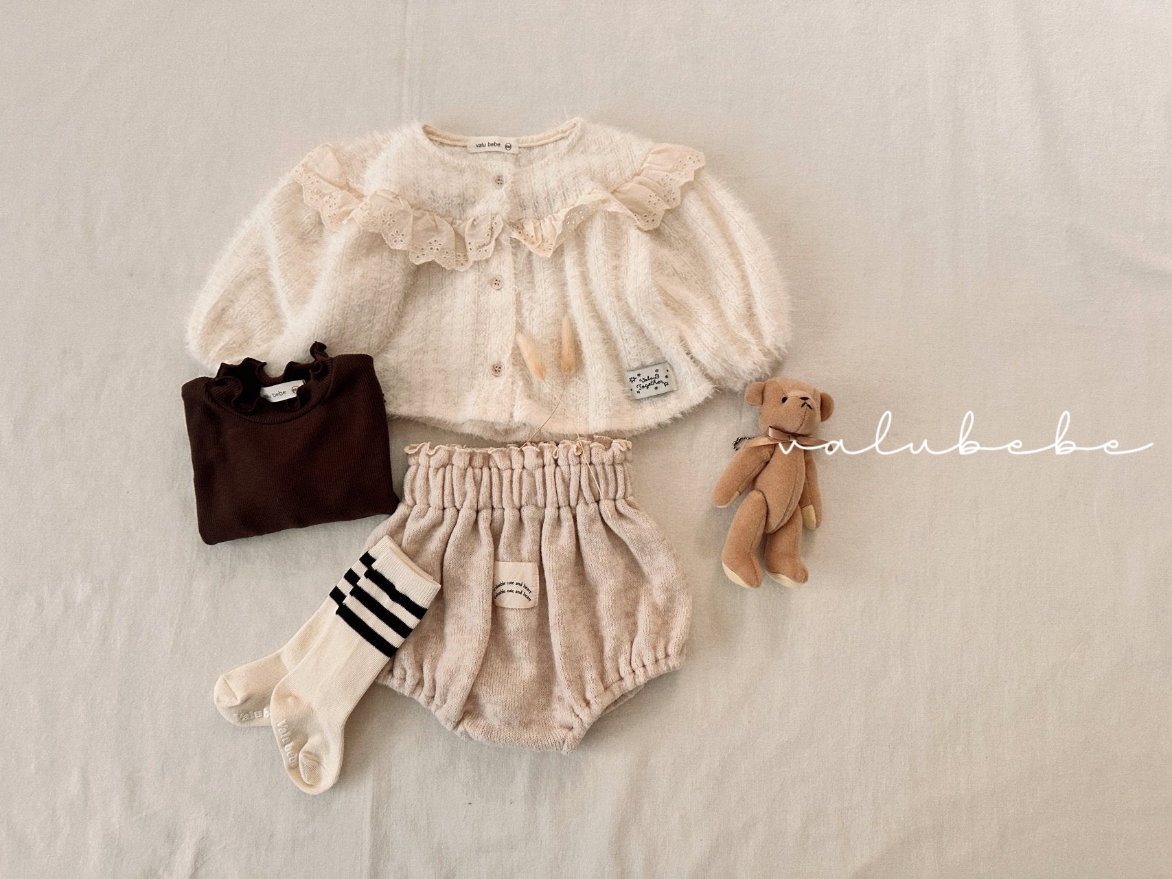［valubebe］Lace point cardigan (baby)
