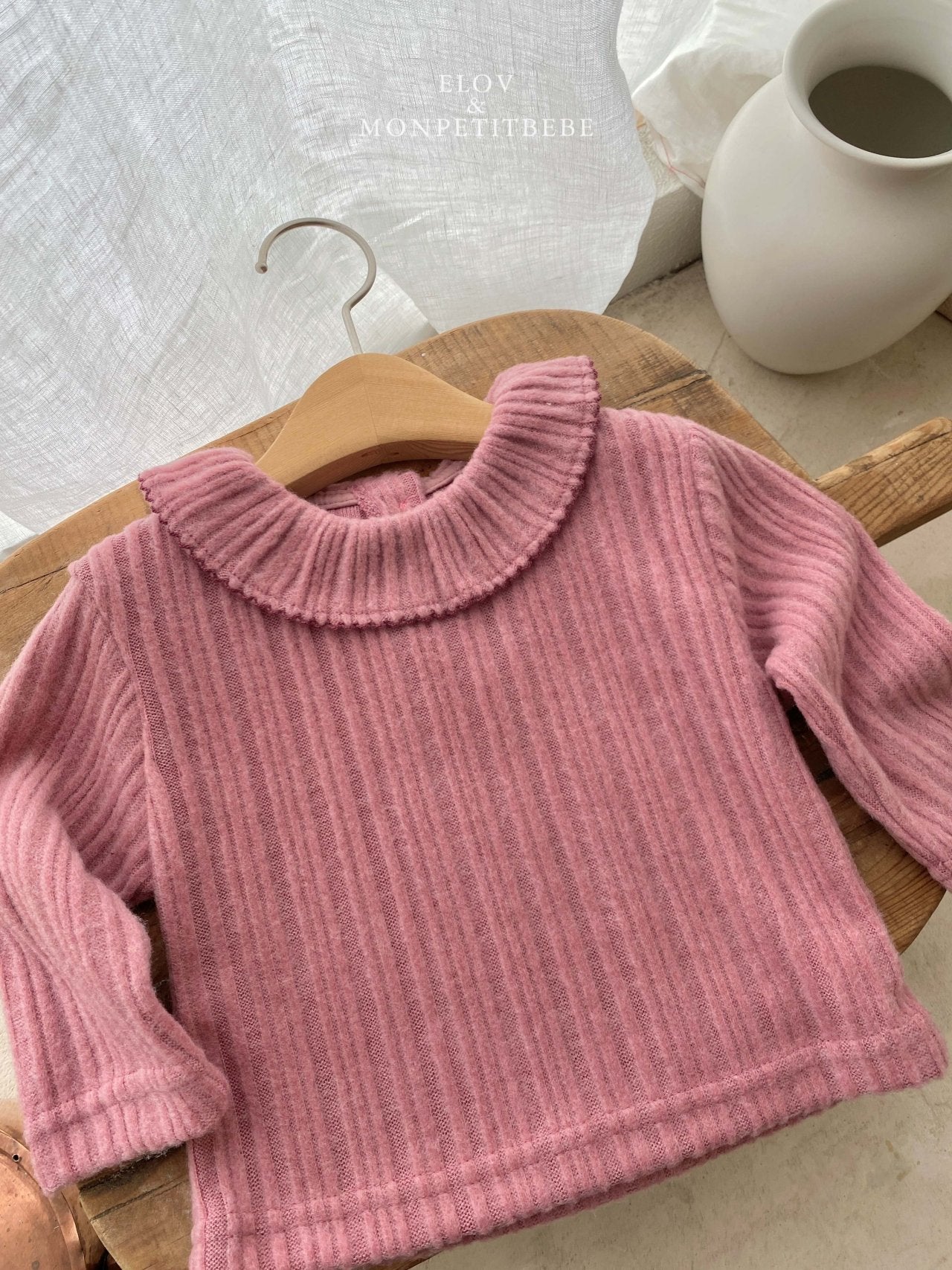 ［Mon petit bebe］Luane frill tee
