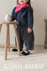 ［guru guru］Flower cardigan (baby & kids)