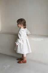 ［DISCO BONBON］Baba flower corduroy one-piece