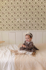 ［OREN］Selena flower padding suit