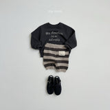 [minirobe] Striped knit pants