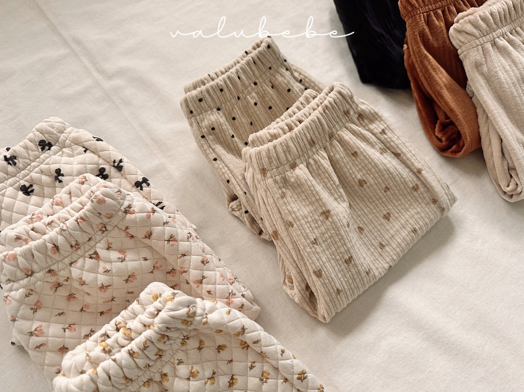 ［valubebe］Winter embossing pants (baby & kids)