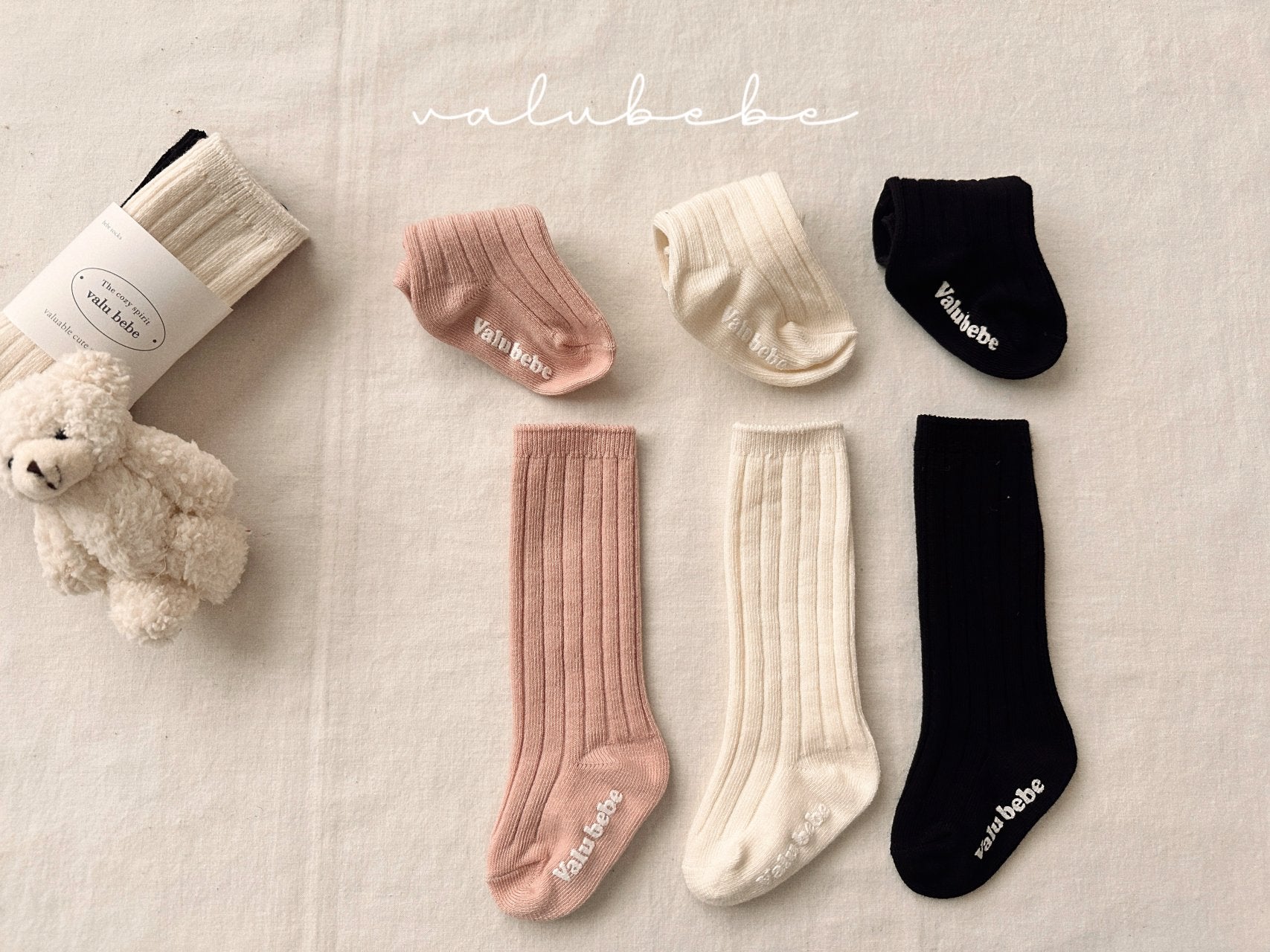 ［valubebe］Daily rib socks (baby)