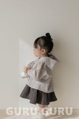 ［guru guru］Stripe hood shirt (baby & kids)