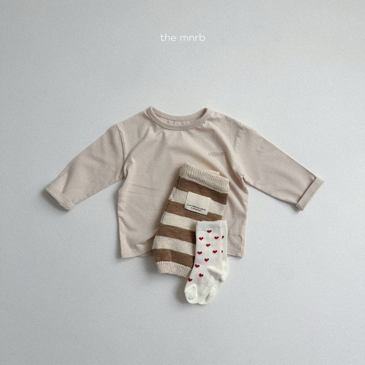 [minirobe] Heart socks 3 piece set