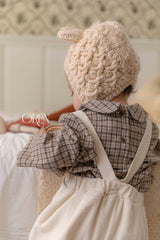 ［OREN］Noellin warm suspender pants