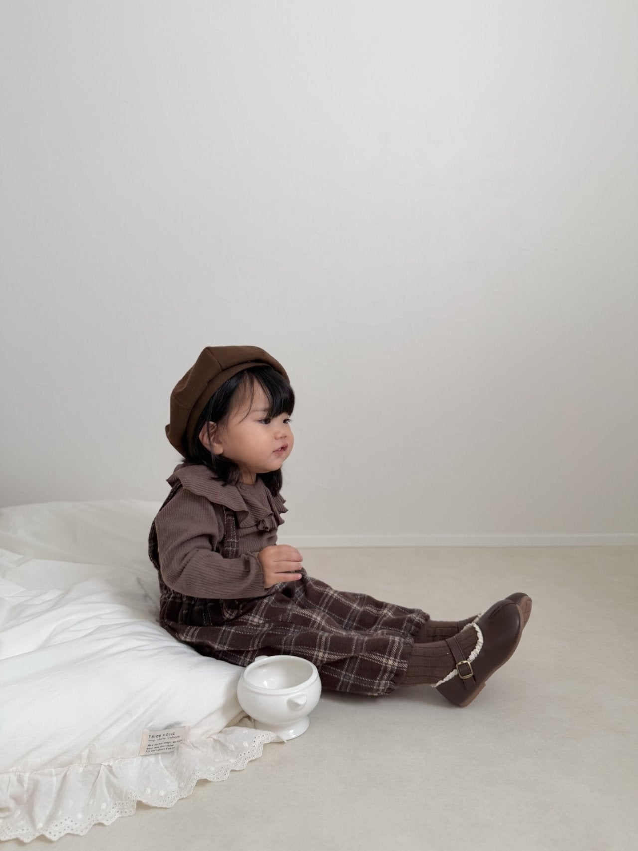 ［mimi market］Cream collar tops