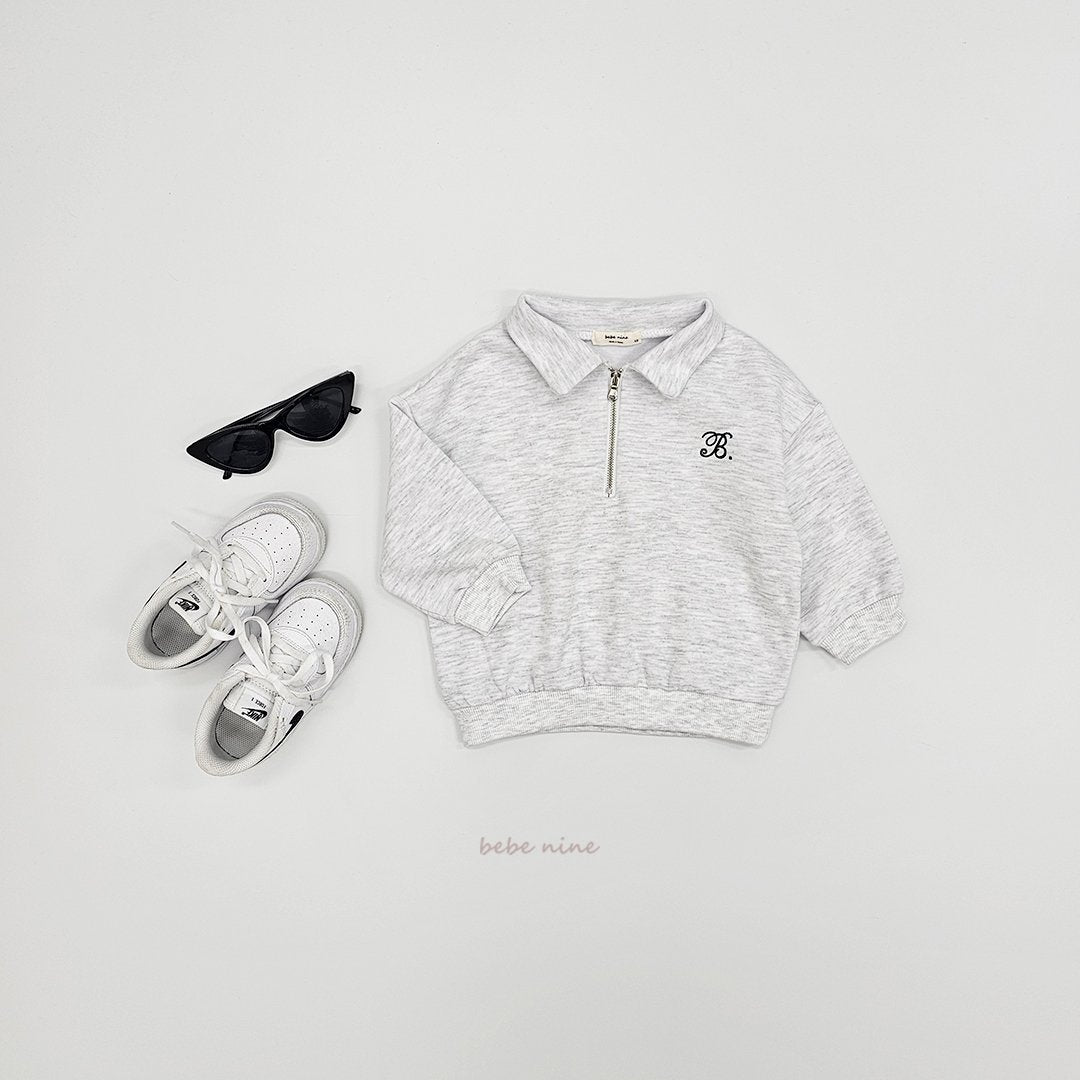 ［bebenine］Nine Zip-Up Sweatshirt