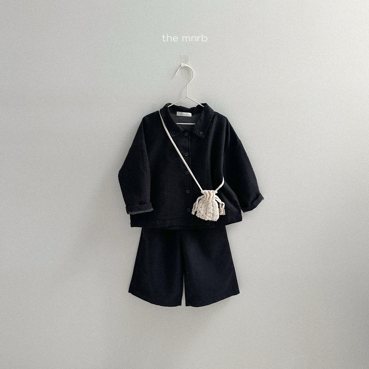 [minirobe] Salt collar shirt
