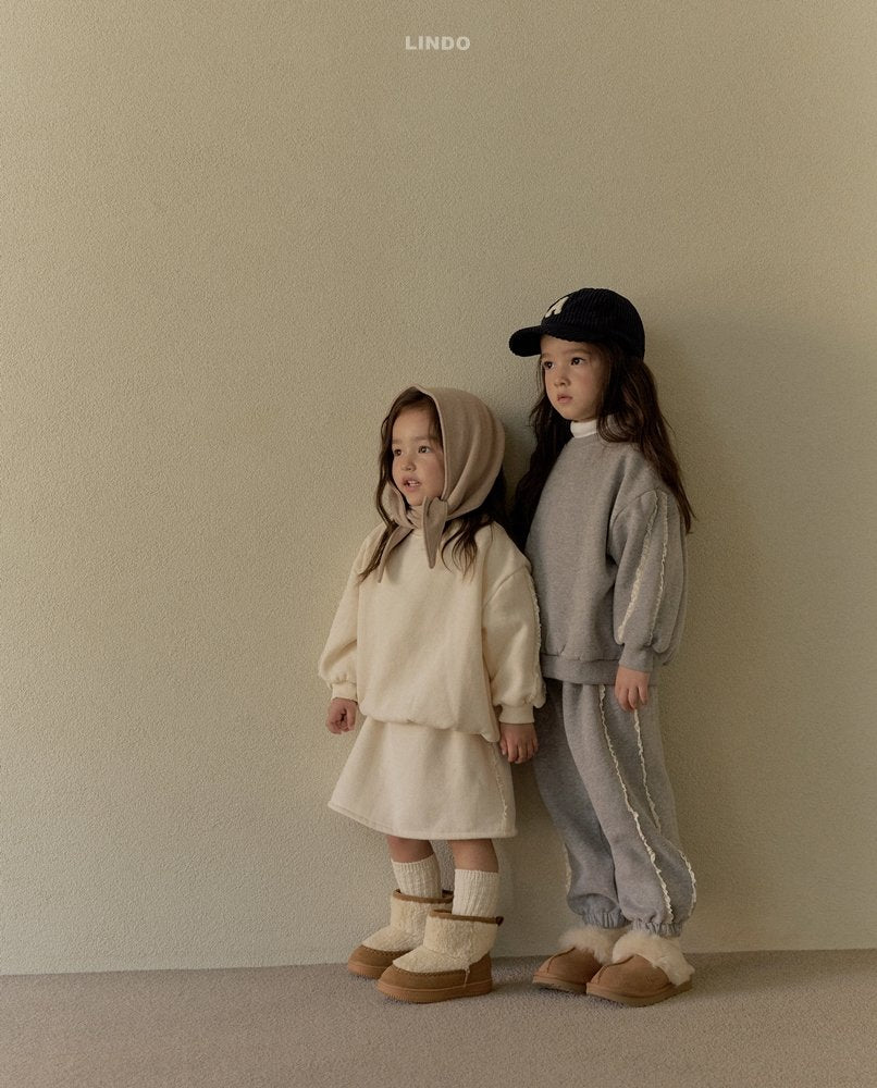 ［LINDO］Double lace jpgger pants