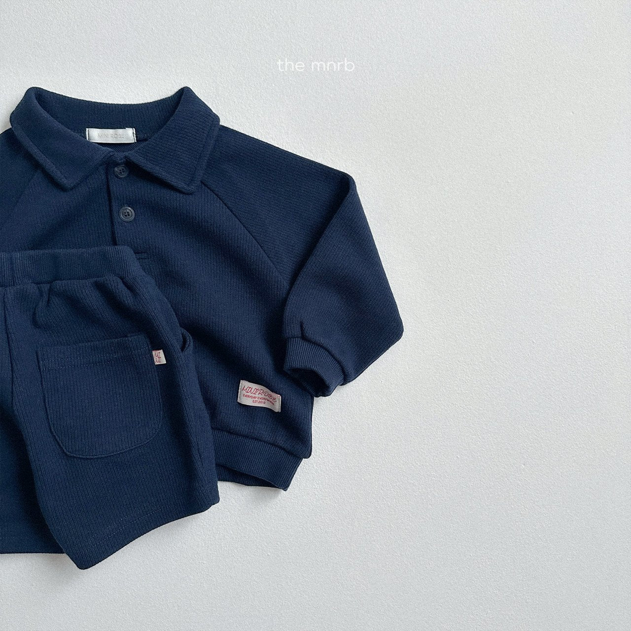 [minirobe] Roa collar sweatshirt