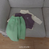 ［aou studio］Pompom mock neck