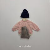 ［aou studio］Pompom mock neck