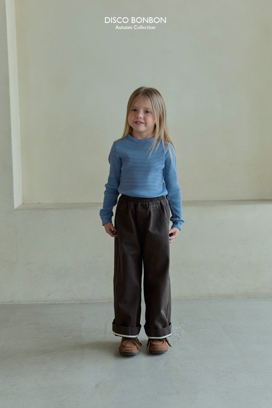 ［DISCO BONBON］Roll cotton pants