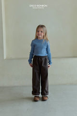 ［DISCO BONBON］Roll cotton pants