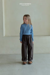 ［DISCO BONBON］Roll cotton pants