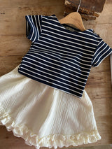 ［Anne shirley］Marine stripe tee