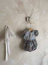 ［Anne shirley］Ology embroidery rompers (blue)