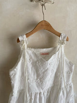 ［Anne shirley］Letter bustier mom blouse (ivory)