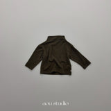 ［aou studio］Pompom mock neck