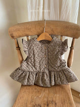 ［Mon petit bebe］Elva frill vest