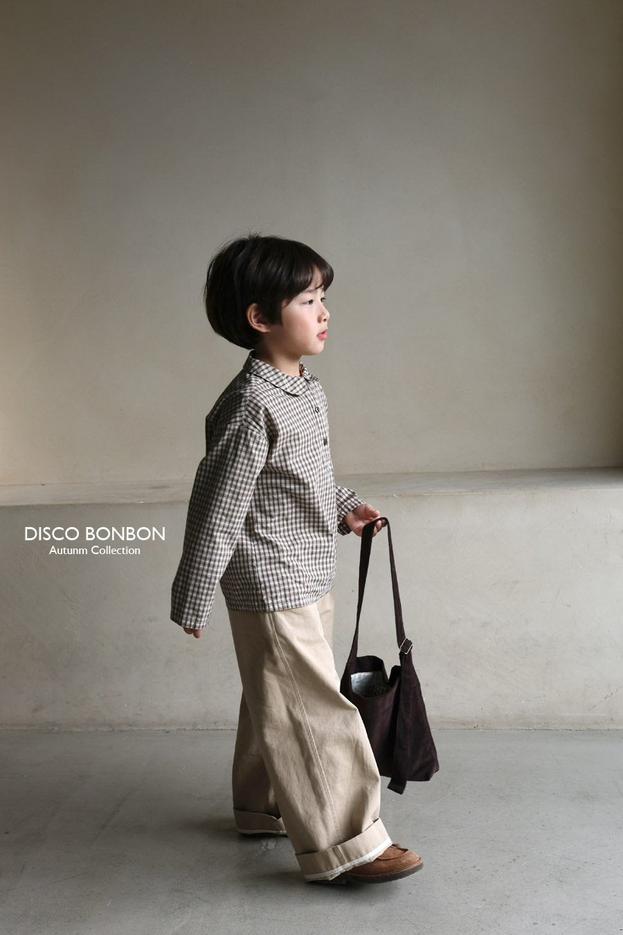 ［DISCO BONBON］Roll cotton pants