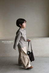 ［DISCO BONBON］Roll cotton pants